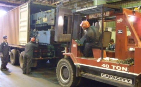 machinery moving services